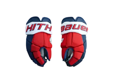 Kith x Bauer x The New York Rangers Vapor Pro Gloves (Intermediate) PH "Multi"