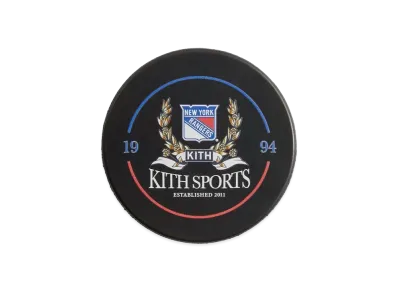 Kith x The New York Rangers x Inglasco Official Game Hockey Puck PH "Black"