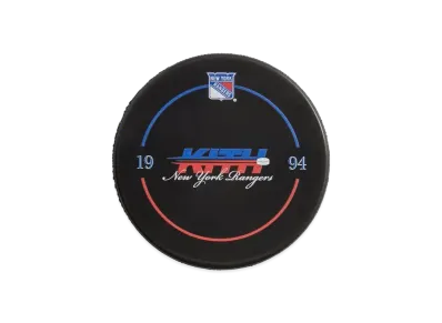 Kith x The New York Rangers x Inglasco Official Game Hockey Puck PH "Black"