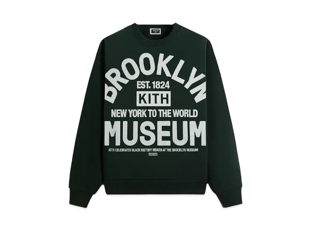 Kith x Brooklyn Museum Collegiate Nelson Crewneck "Stadium"