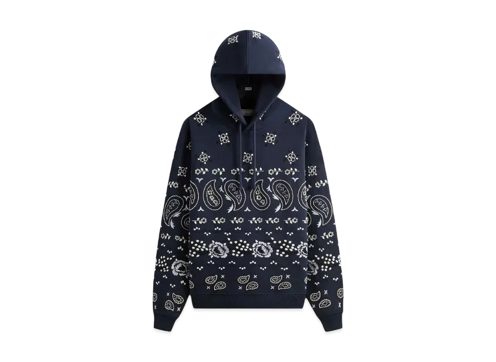 Kith &Kin Paisley Floral Williams III Hoodie "Nocturnal"