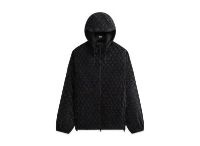Kith Flocked Crest Damien Windbreaker "Black"