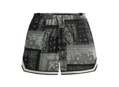 Kith Printed Mesh Curtis Short "Black"