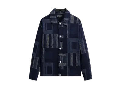 Kith Geometric Knit Coaches Jacket "Nocturnal"