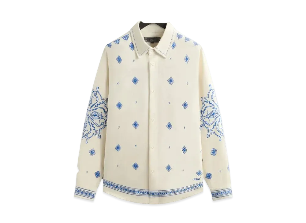 Kith Raw Hem Denim Apollo Shirt "Lake"