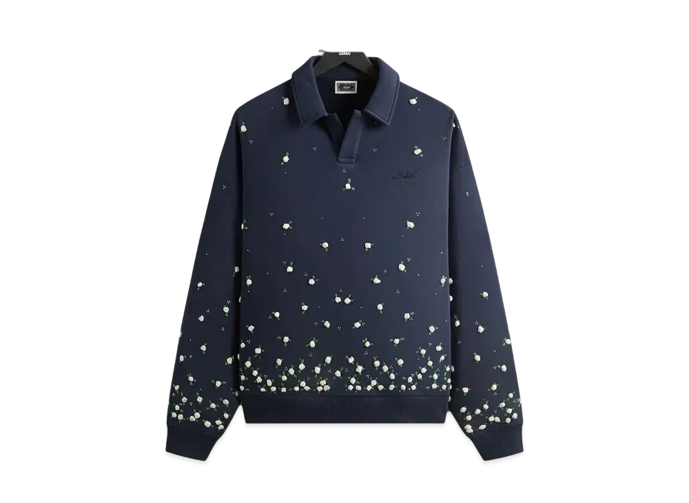 Kith Floral Ombre Nelson Collared Pullover 