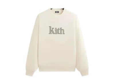 Kith Serif Nelson Crewneck "Sandrift"