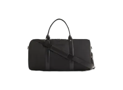 Kith Monogram Nylon Jacquard Duffle Bag "Black"