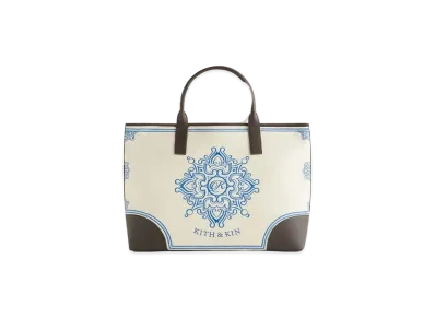 Kith Embroidered Canvas Tote "Sandrift"