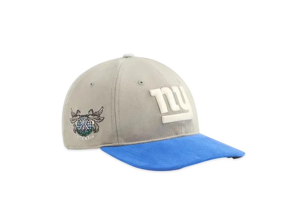 Kith x '47 For The New York Giants Microsuede Franchise LS Cap "Concrete"