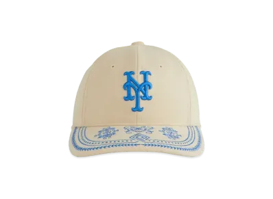 Kith x '47 For The New York Mets Embroidered Franchise LS Cap "Sandrift"