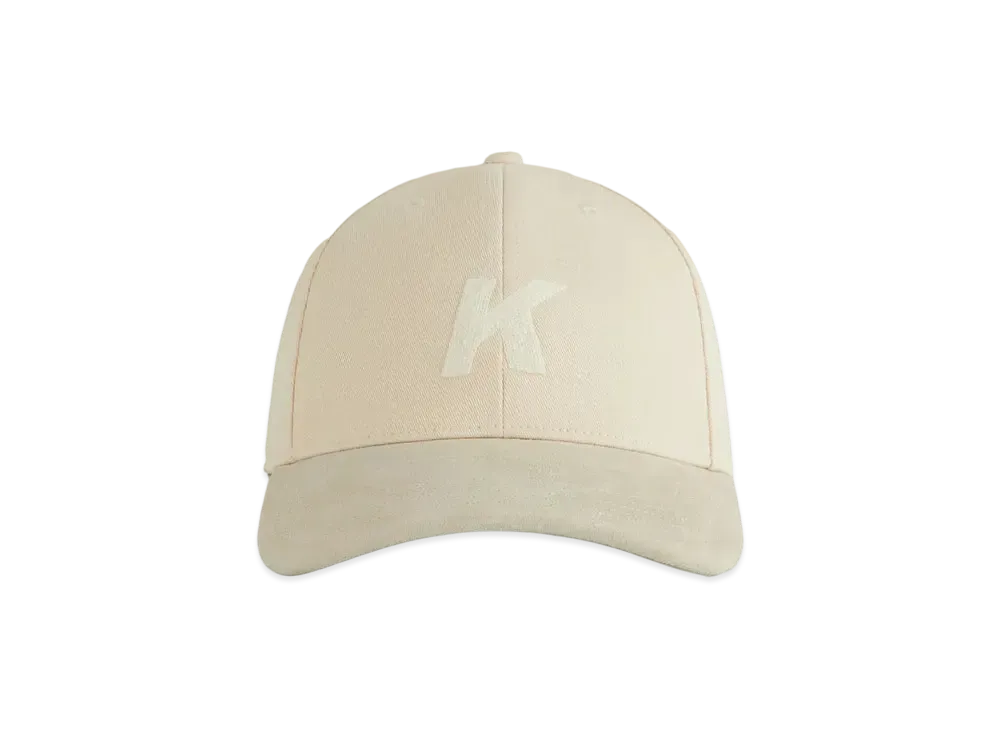 Kith Crochet K Aaron Classic Cap With Suede Brim "Sandrift"