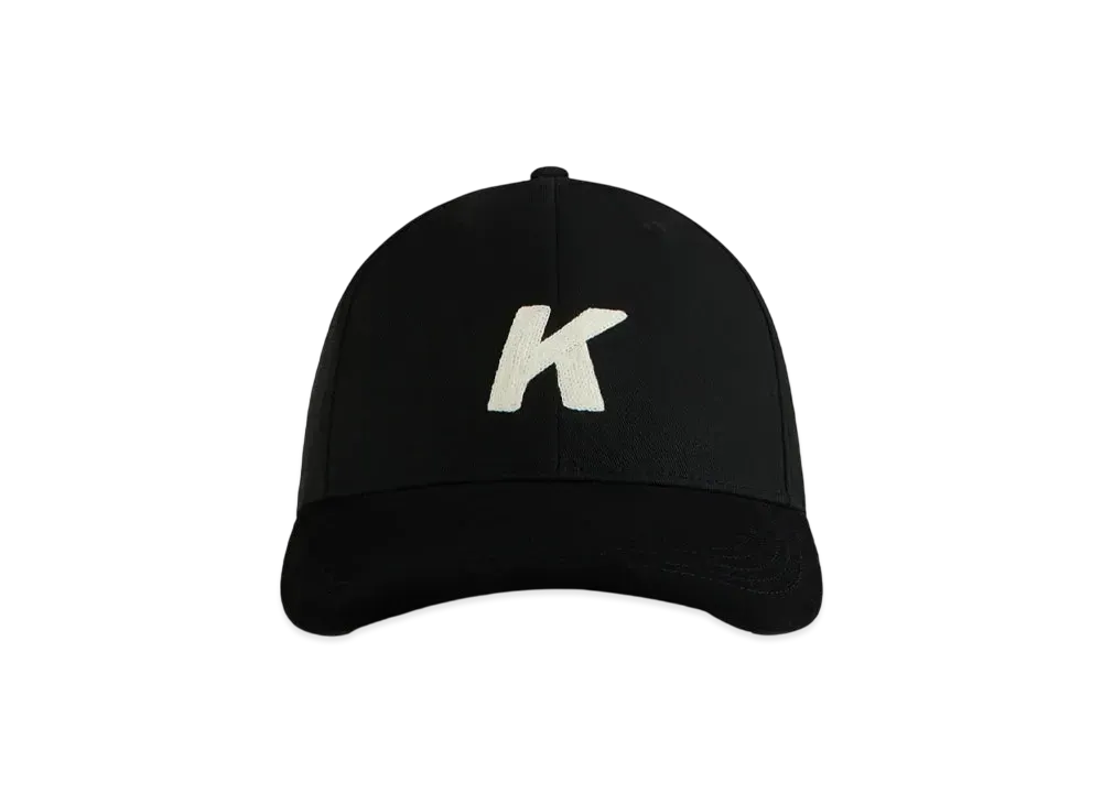 Kith Crochet K Aaron Classic Cap With Suede Brim "Black"