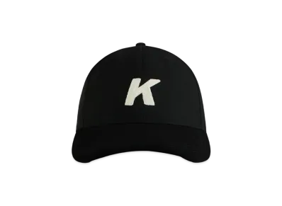 Kith Crochet K Aaron Classic Cap With Suede Brim "Black"