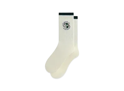 Kith Embroidered Globe Crew Sock "Silk"