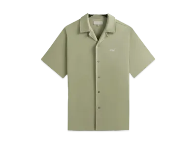 Kith Silk Cotton Short Sleeve Thompson Camp Collar Shirt "Region"