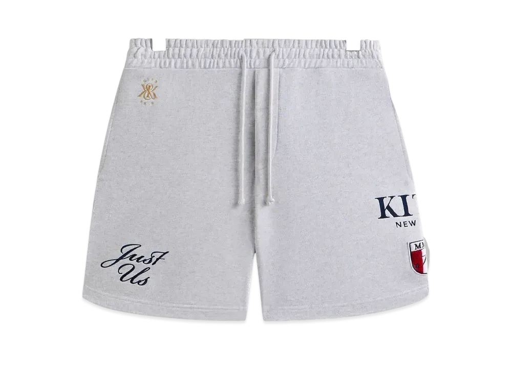 Kith Fleece Curtis Short "Light Heather Grey"