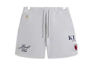Kith Fleece Curtis Short "Light Heather Grey"
