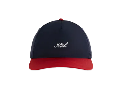 Kith Two Tone Wrinkle Nylon Bay Low Pinch Crown Cap "Nocturnal"
