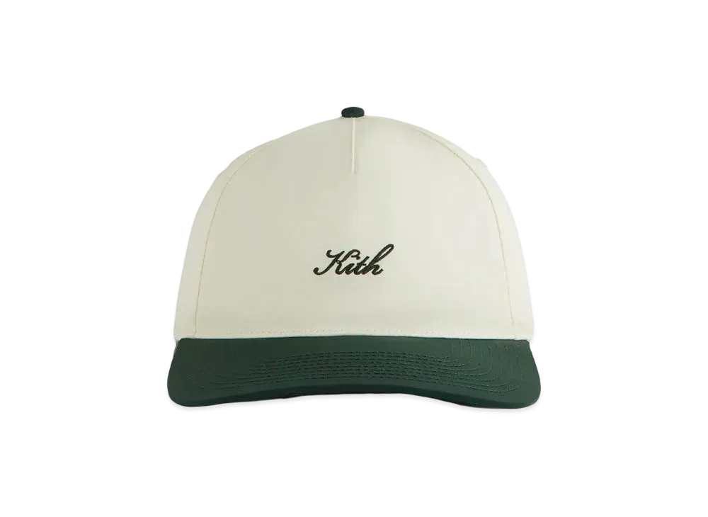 Kith Two Tone Wrinkle Nylon Bay Low Pinch Crown Cap "Stadium"