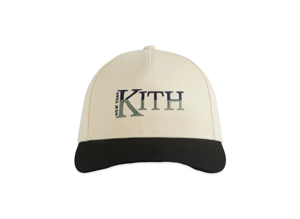 Kith Washed Twill Bay Low Pinch Crown Cap "Sandrift"