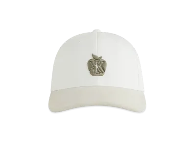 Kith Two Tone Suede Brim Aaron Classic Cap "White"