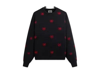 Kith Heart Nelson Crewneck "Black"