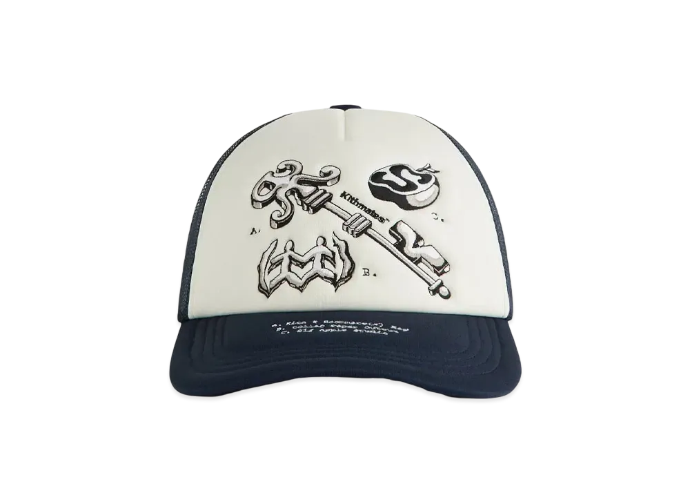 Kith デニム ノーラン トラッカーハット Kith Nolan Trucker Hat - Black