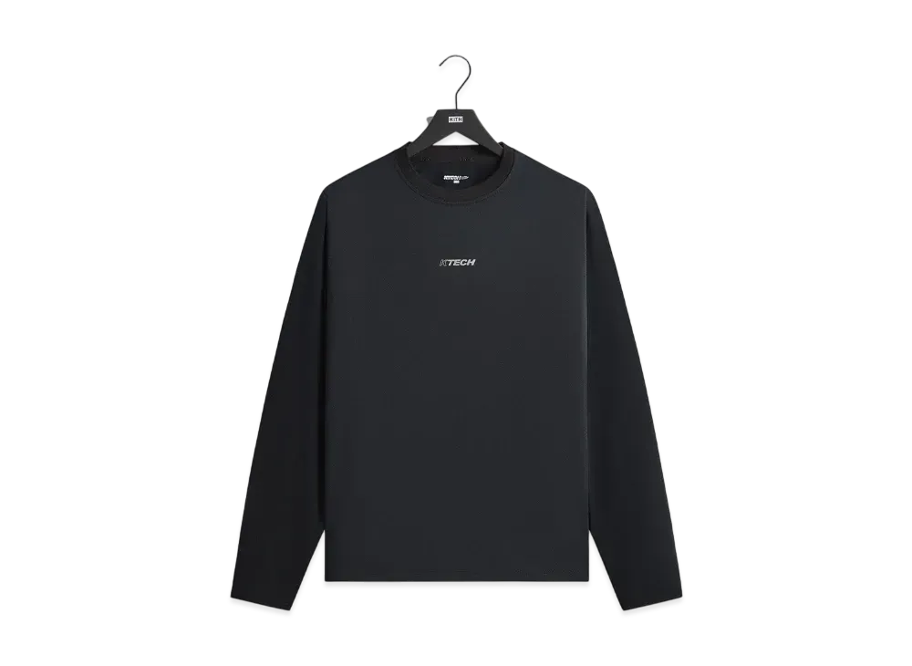 Kith Honeycomb Tech Heathrow Long Sleeve Tee "Black"