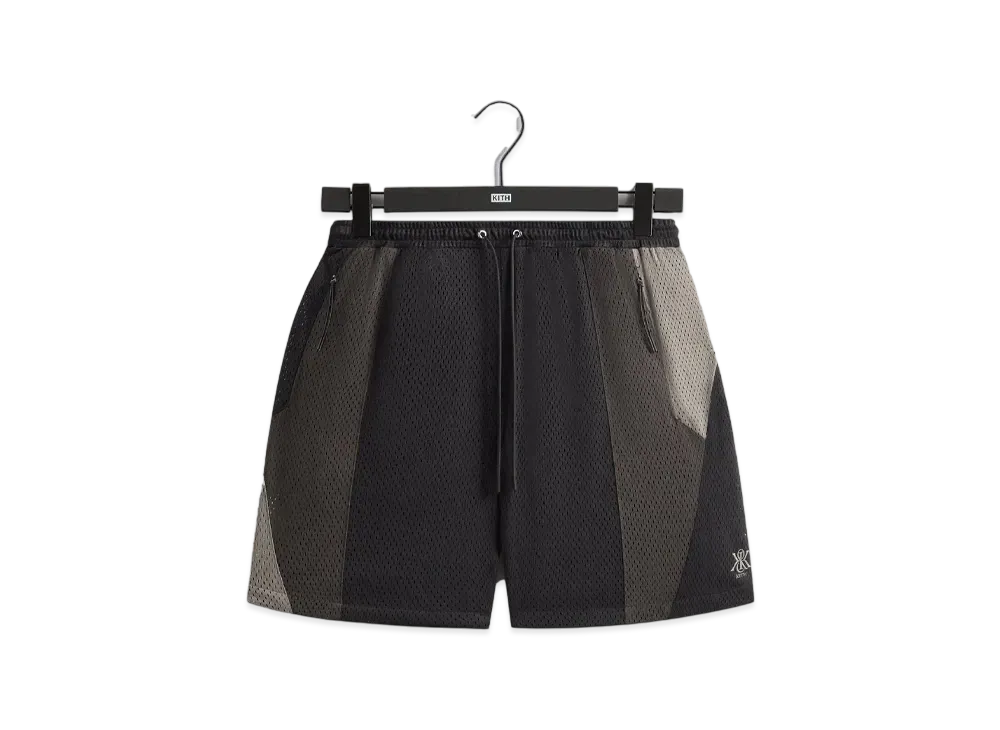 Kith Harden Panelled Mesh Short "Black"