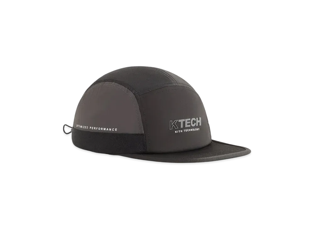 Kith Ripstop Collapsible Griffey Camper Cap "Black"