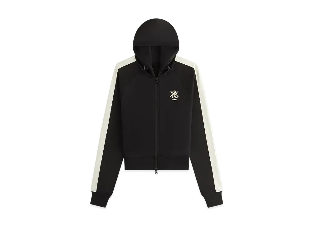 Kith Women's Arbor Hooded Track Jacket "Black"