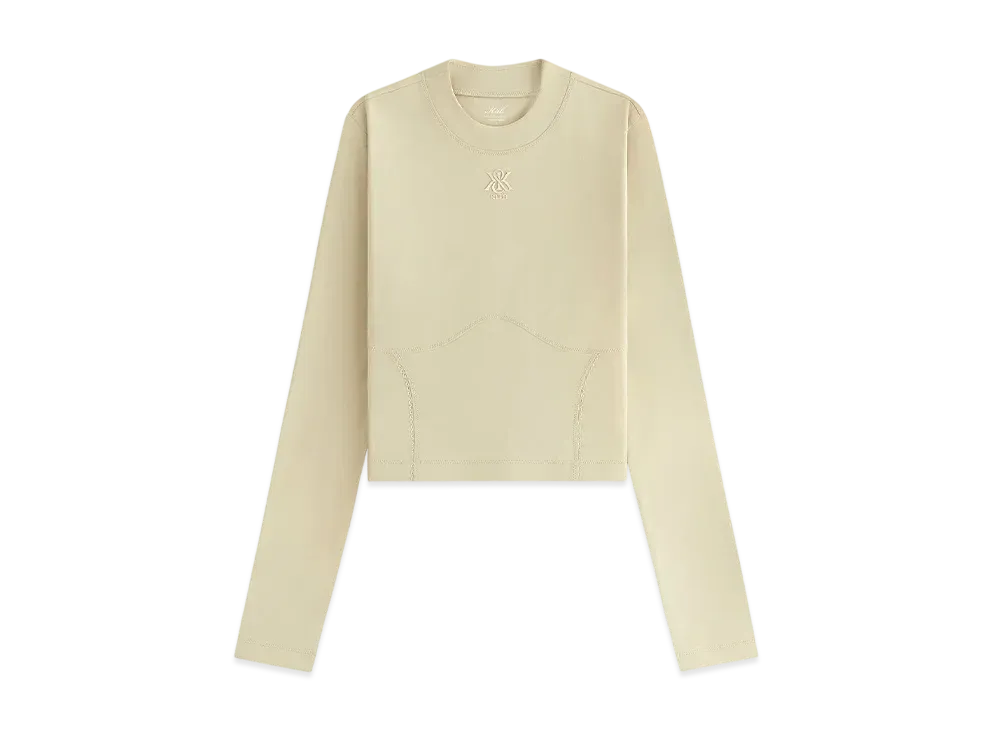Kith Women's Cori Corset Long Sleeve Active Top "Rare"