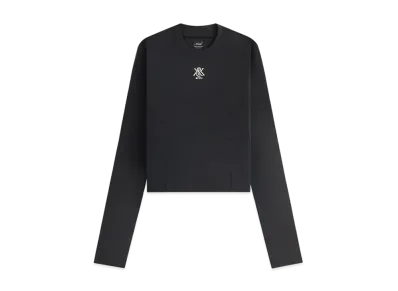 Kith Women's Cori Corset Long Sleeve Active Top "Black"