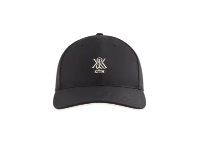 Kith Women's Crest Embroidered Nylon Classic Cap "Black"