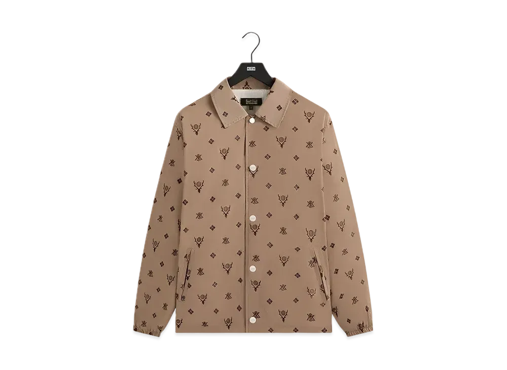 Kith x South2 West8 for Columbia Flocked Monogram Coaches Jacket "Hue"