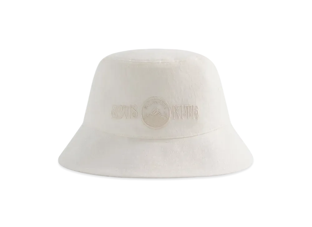 Kith x South2 West8 for Columbia Leopard Jacquard Dawson Bucket "Sandrift"