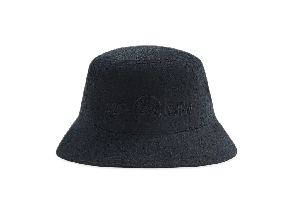 Kith x South2 West8 for Columbia Leopard Jacquard Dawson Bucket "Black"