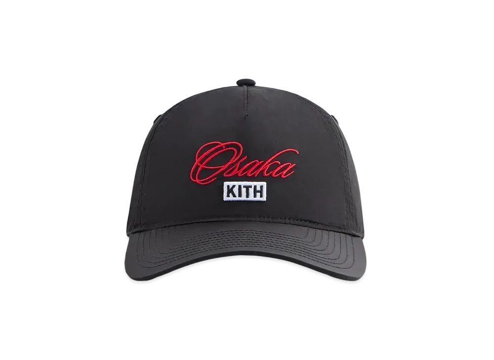 Kith Osaka Bay Low Pinch Crown Cap "Black"