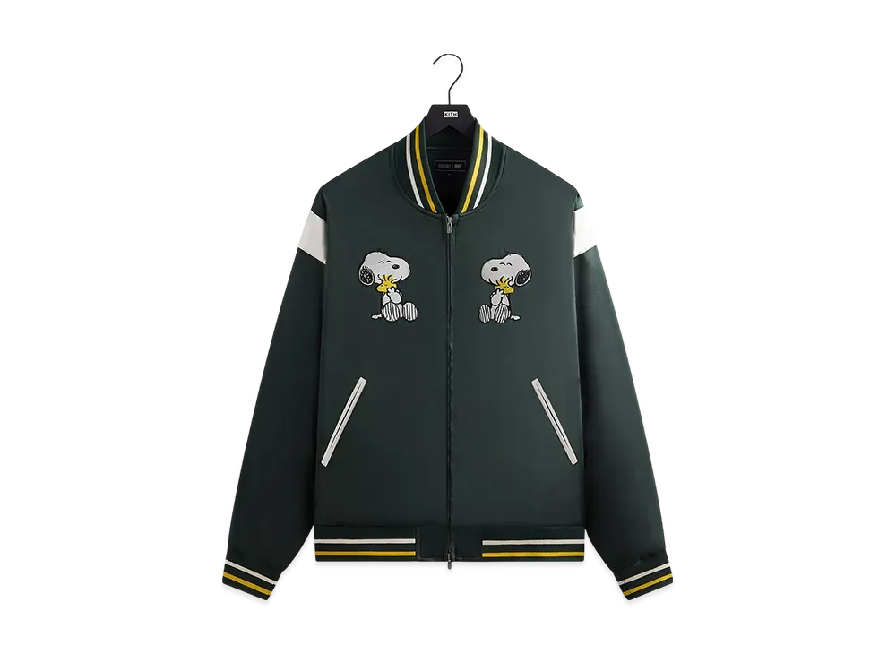 （コラボ）KITH NYC x Peanuts スーベニアジャケット Kith for Peanuts Souvenir Jacket - Stadium