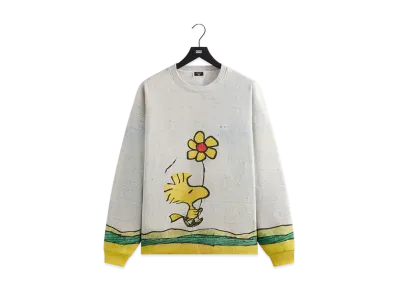 Kith x Peanuts Woodstock Comic Nelson Crewneck "Chalk"