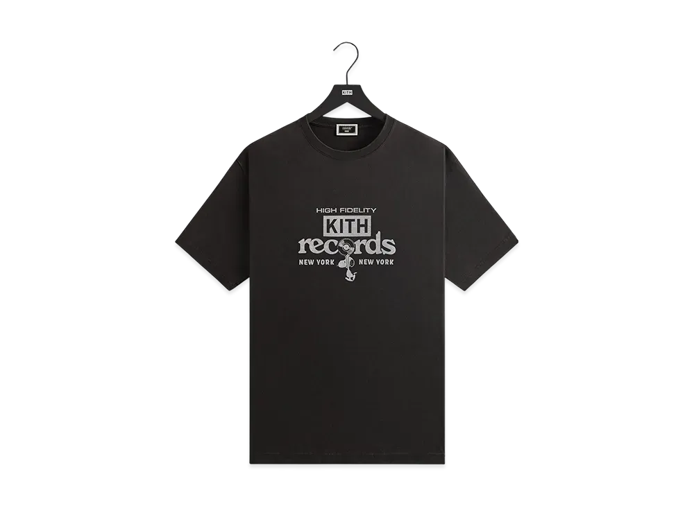 キス フォー ピーナッツ ハイファイ ヴィンテージ Tシャツ "ブラック"