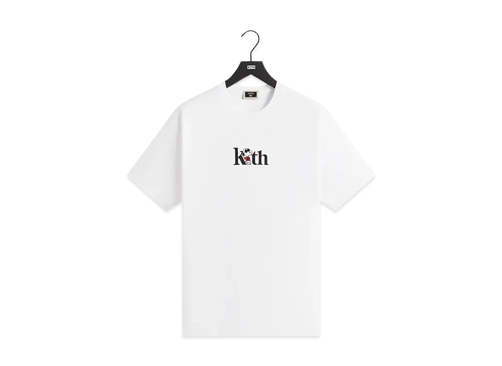 ★25SS 入手困難★Kith for Peanuts Joe Cool Serif Tee Kith for Peanuts Joe Cool Serif Tee - Nocturnal