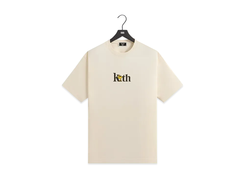 Kith x Peanuts Woodstock Serif Tee "Sandrift"