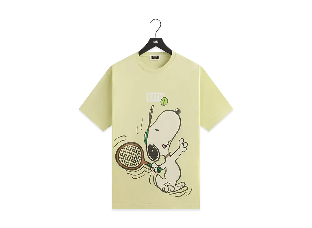 Kith for Peanuts Tennis Vintage Tee "Cucumber"