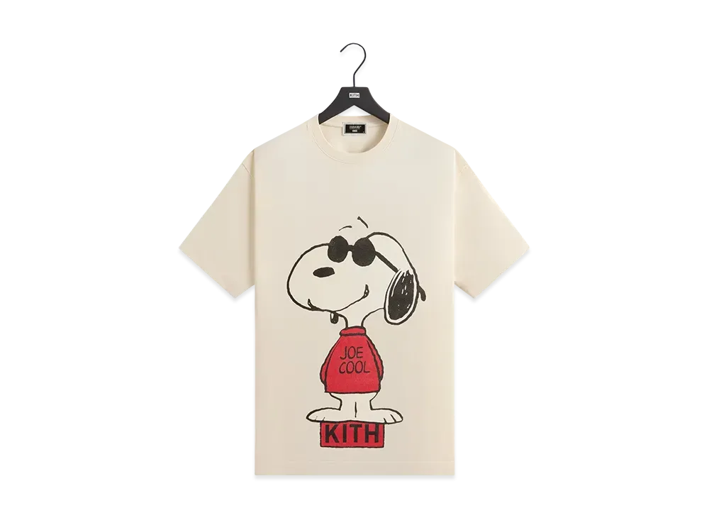 Kith x Peanuts Joe Cool Vintage Tee "Sandrift"