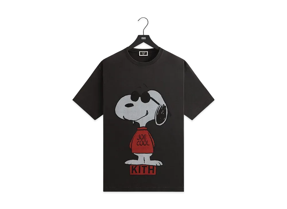 Kith x Peanuts Joe Cool Vintage Tee "Black"