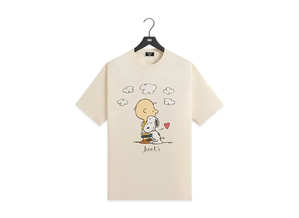 Kith x Peanuts Charlie Brown Just Us Tee "Sandrift"