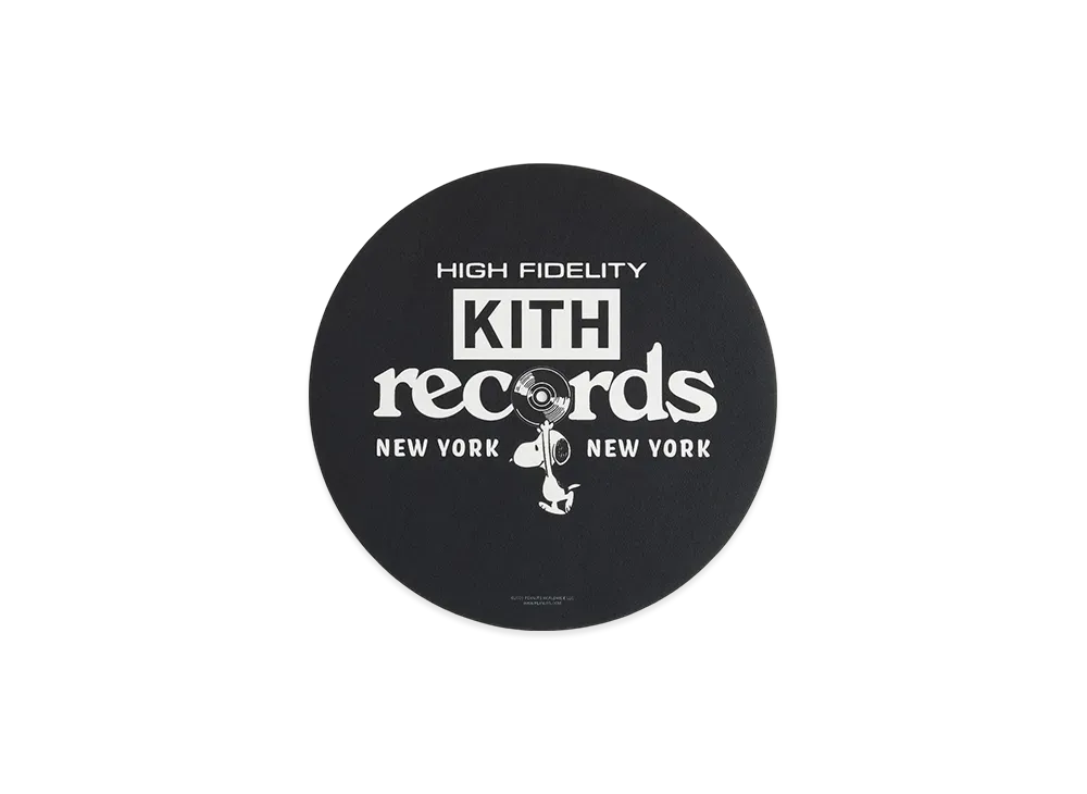 Kith x Peanuts Kith Records Slip Mat "Black"
