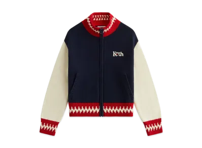 Kith Kids for Peanuts Globe Wyona Full Zip Sweater "Nocturnal"